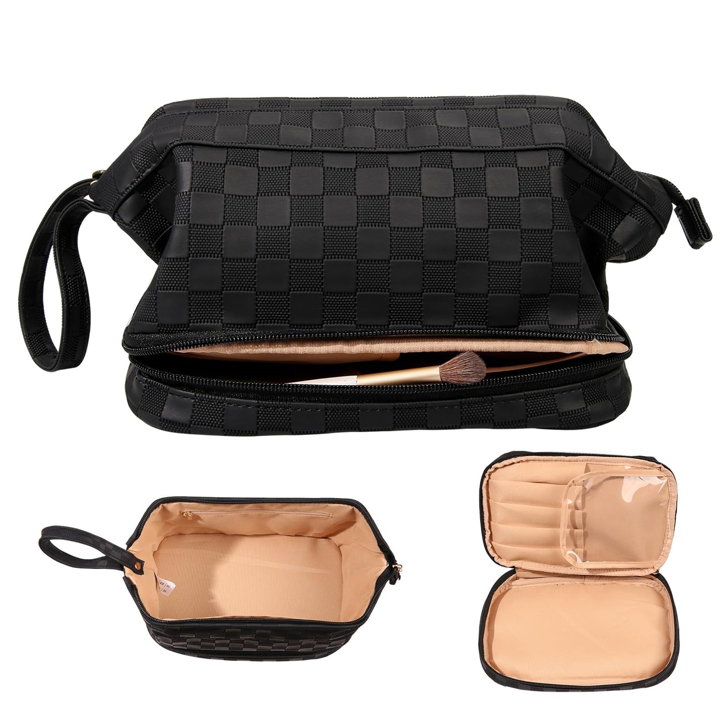 Dluxe Ave. Large Travel Bag Essentials/ Toiletry Bag / Black