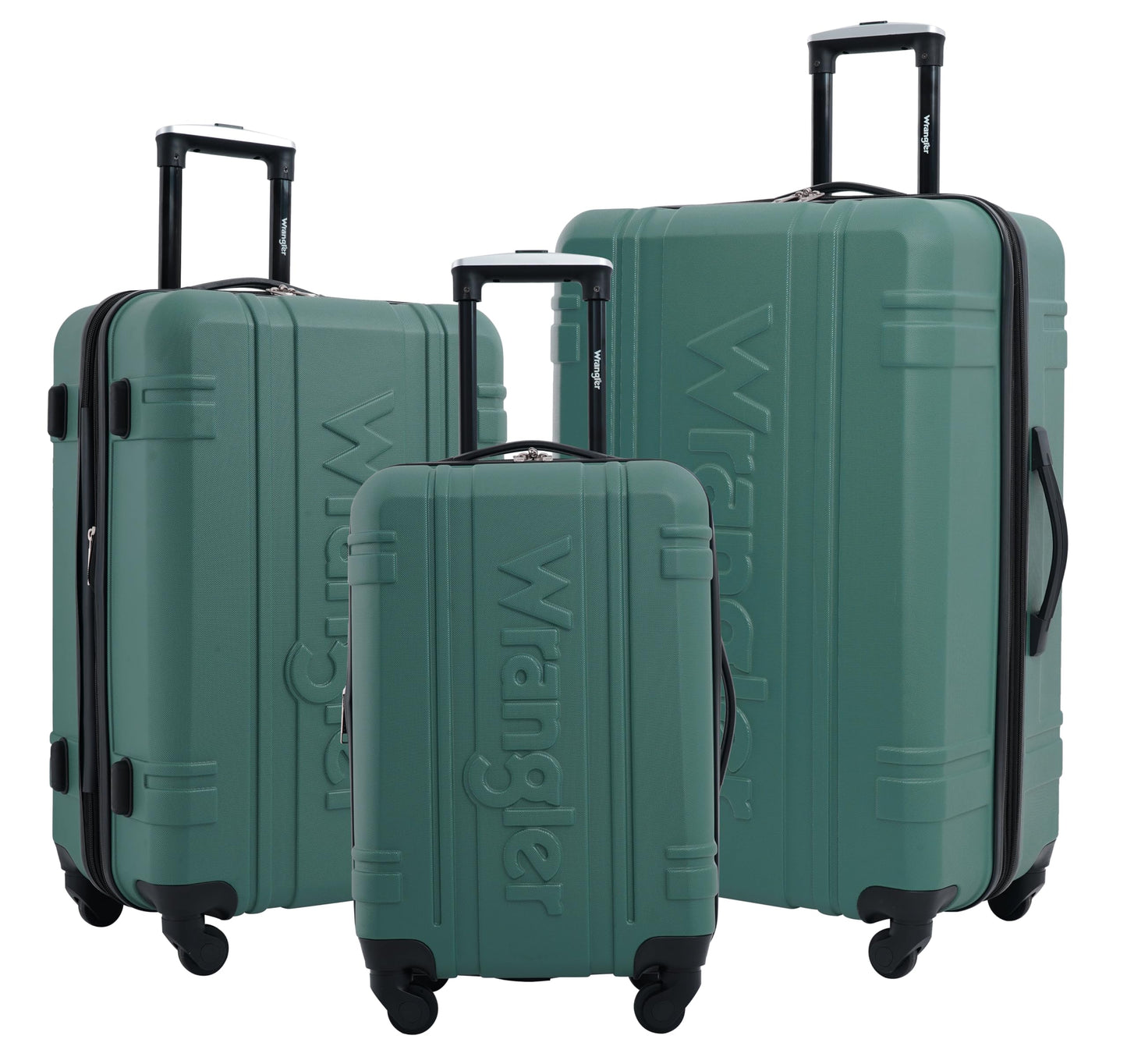 Dluxe Ave.Travel Luggage/3 Pcs/ Spinning Wheels (Sage Brush)