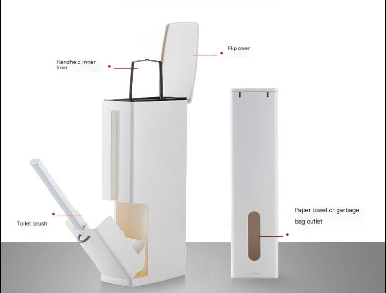 Dluxe Ave. Creative Gap Toilet Brush and Bathroom Cleaning Set