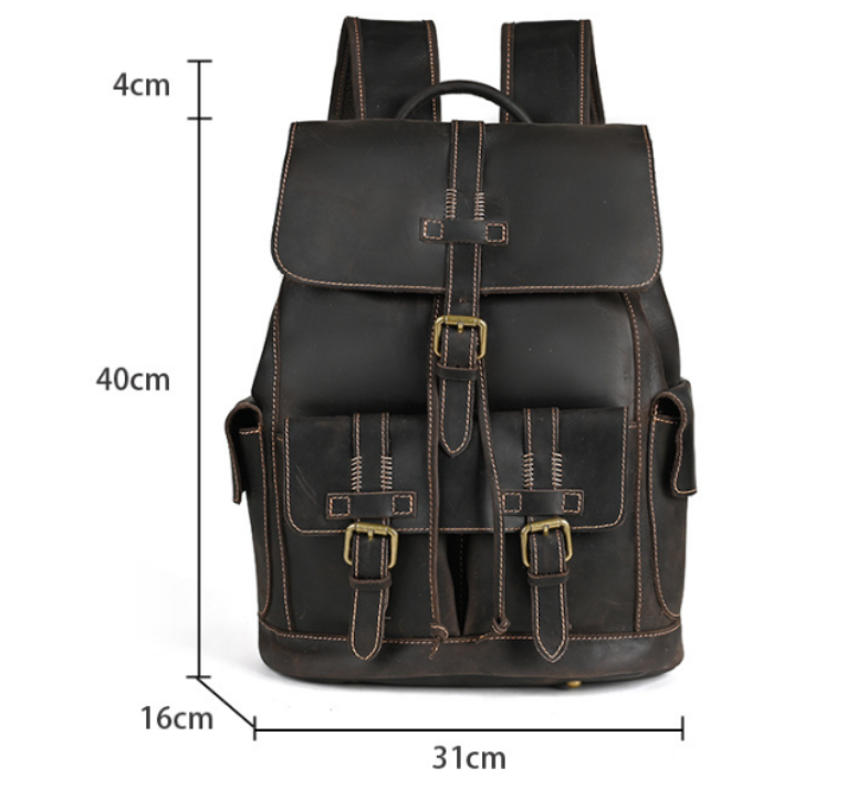 Dluxe Ave. Large Leather Travel Bag