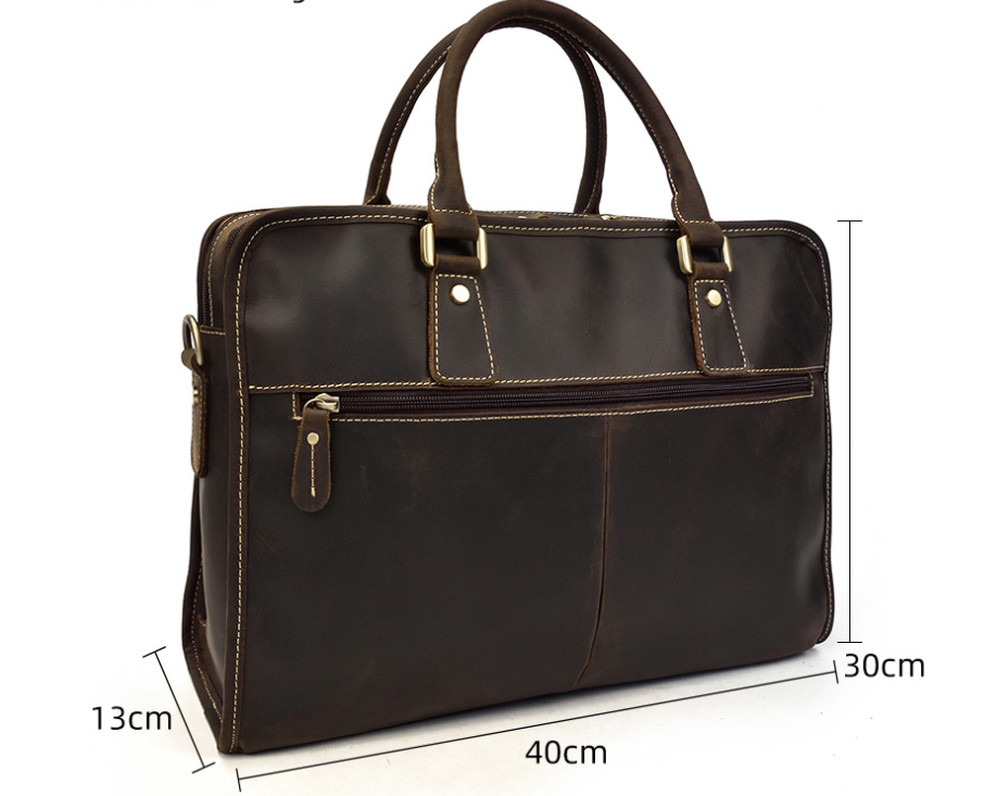 Dluxe Ave. Genuine Leather Business Travel Bag