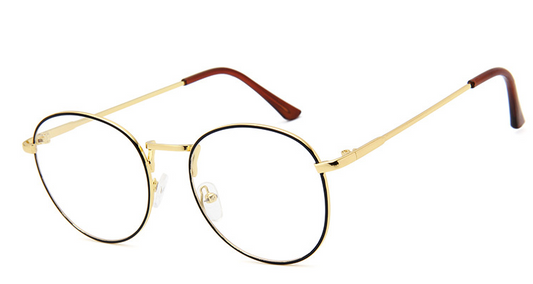 Korean Style Lightweight Round Metal Eyeglass Frames