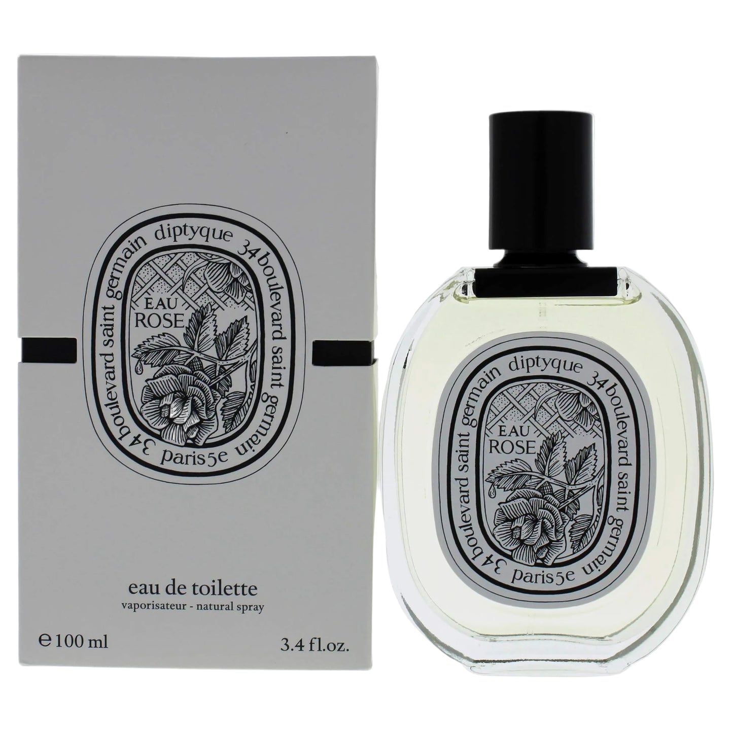 Dluxe Ave. Diptyque Eau Rose Eau de Toilette / 3.4 oz