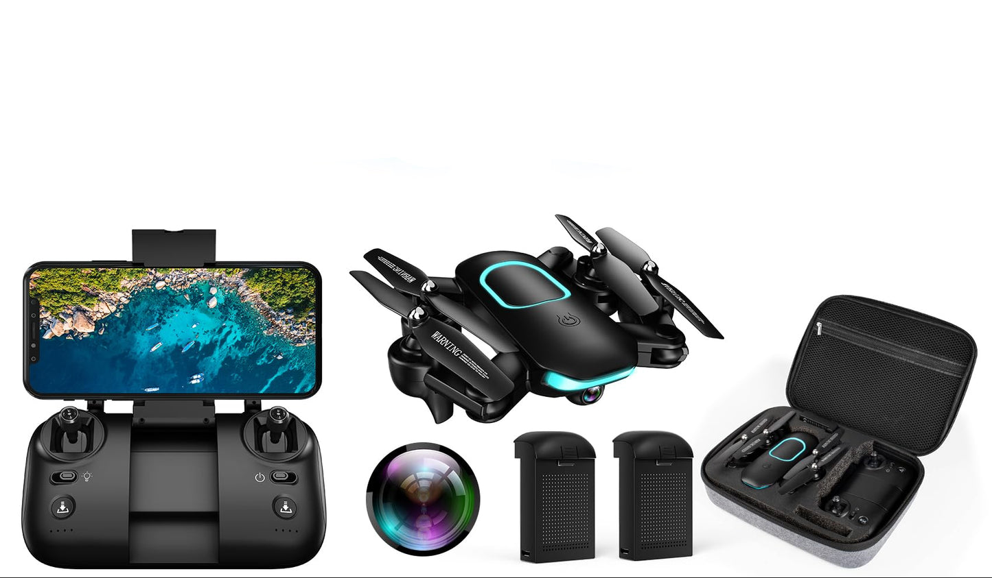 Dluxe Ave. Drone with Camera/ Foldable Drone for Kids Adults/ 1080P FPV Camera