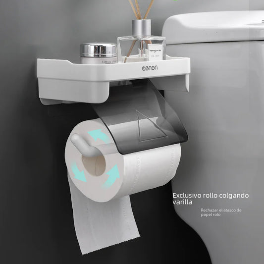 Dluxe Ave. Waterproof Plastic Toilet Paper and Towel Holder