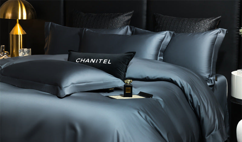 Dluxe Ave.Long Staple Cotton Four-Piece Bedding Set