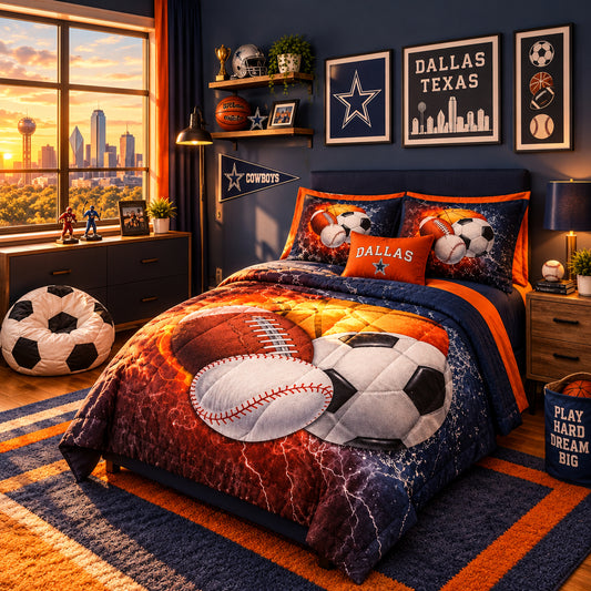 Dluxe Ave. (KING) 3 Pcs Comforter Set/ Black