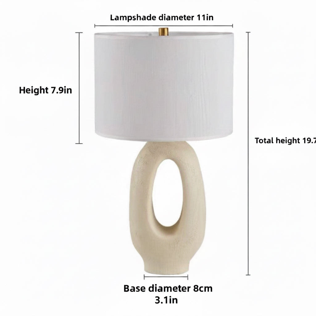 Dluxe Ave. Nordic Retro Resin Table Lamp