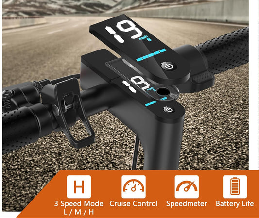 Dluxe Ave. Motorized Scooter Up to 22 Miles Range/ Foldable Bearing 264 LBS/Cruise Control, 8.5", for Adults