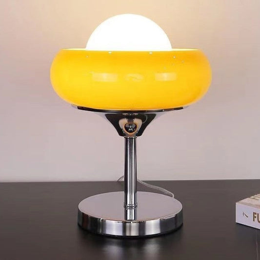 Dluxe Ave. Bauhaus Glass Table Lamp with Eye Protection Lighting