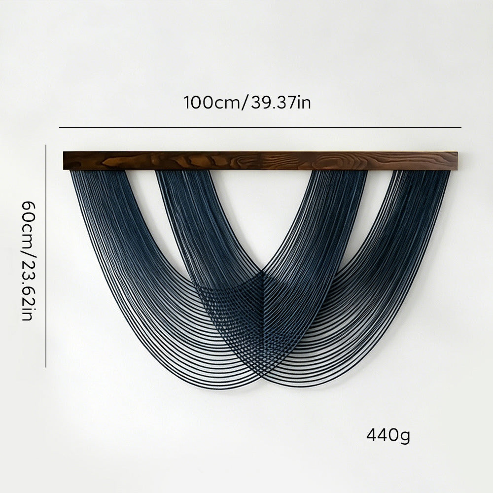 Hand-Woven Cotton Rope Tapestry Wall Decor