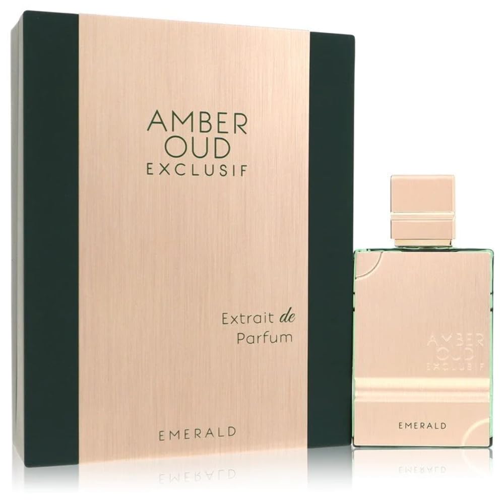 Dluxe Ave. Al Haramain Amber Oud Exclusif Emerald Extrait de Parfum Spray/ for Unisex 2.0 Ounce