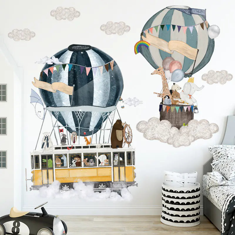 Dluxe Ave. Cartoon Wall Decoration Stickers for Kids' Rooms