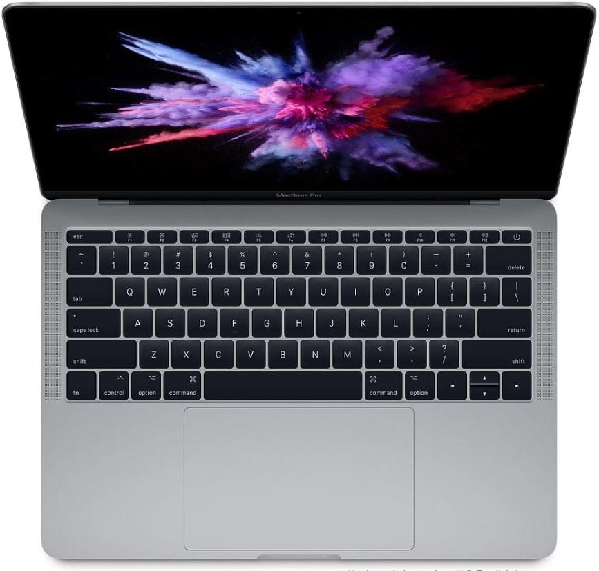 Dluxe Ave. Apple 2017 MacBook Pro with 2.5GHz Intel Core i7 (13-inch 8GB RAM 256GB SSD) Space Gray (Renewed)