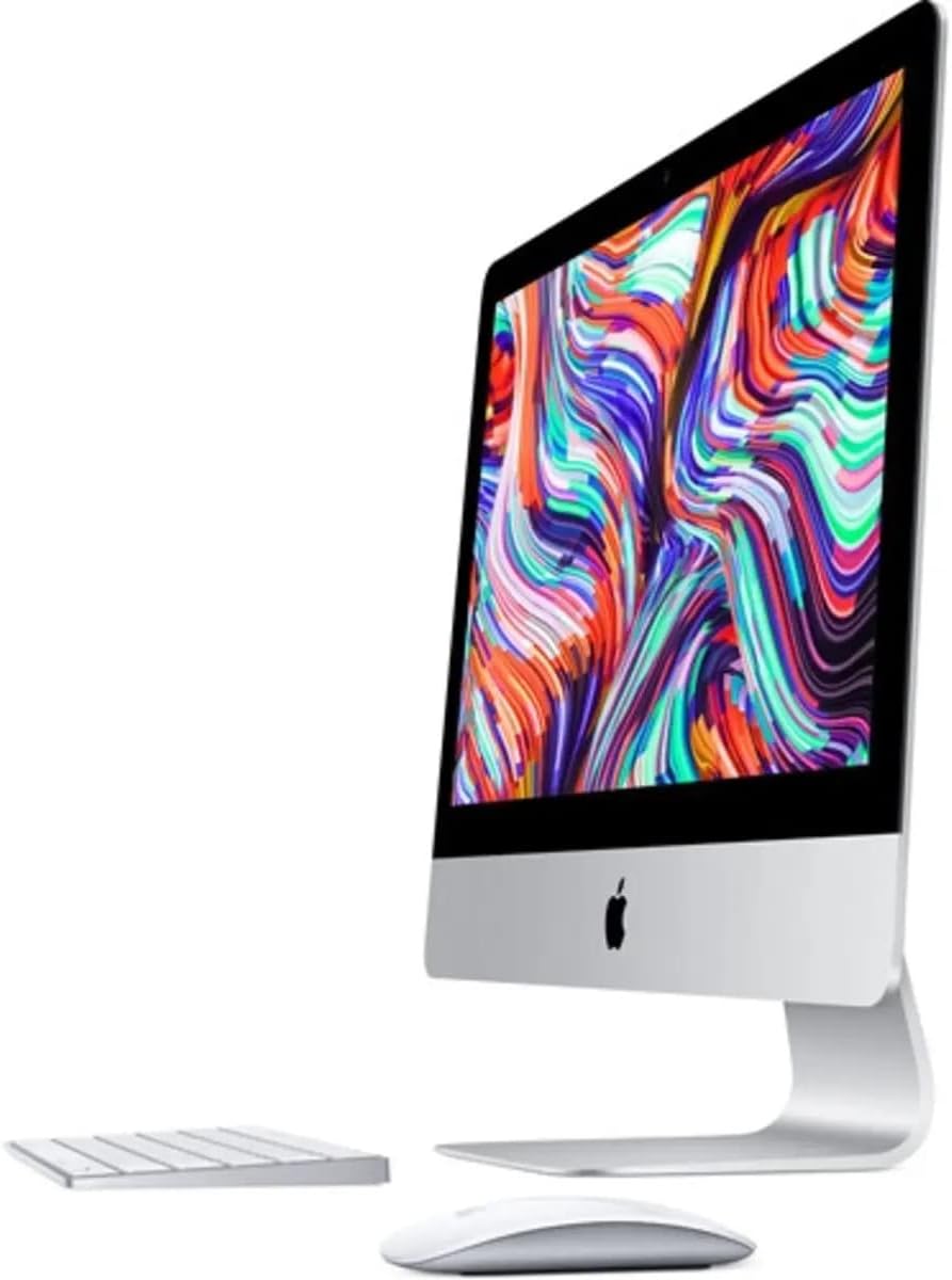 Dluxe Ave. Apple iMac 21.5 inches Retina 4K i5-8500 8 256GB SSD Radeon Pro 560X Silver MHK33LL (Renewed)