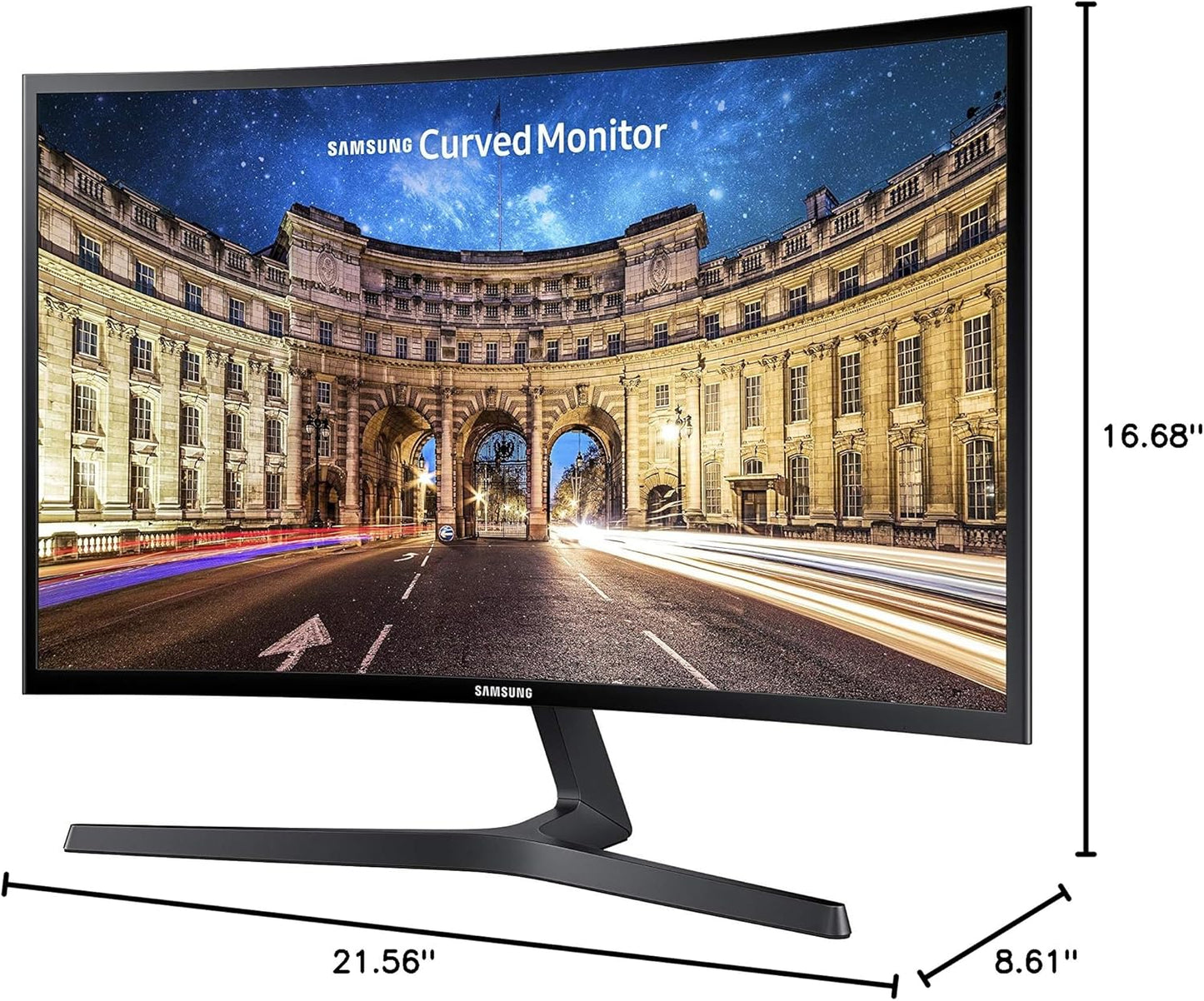 Dluxe Ave. SAMSUNG LC24F390FHNXZA 24-inch Curved LED FHD 1080p