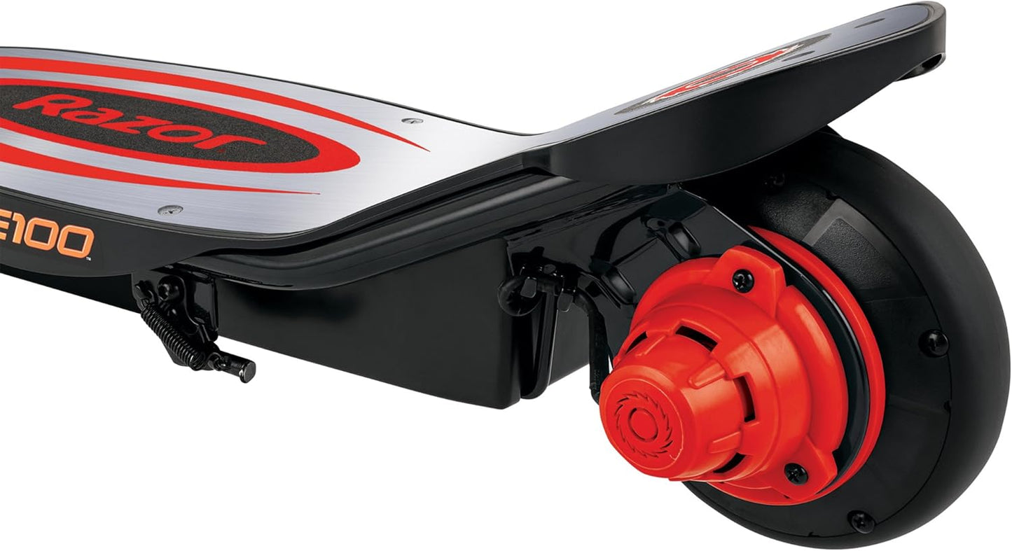 Dluxe Ave.Razor Power Core E100 Electric Scooter - Aluminum Deck - Red