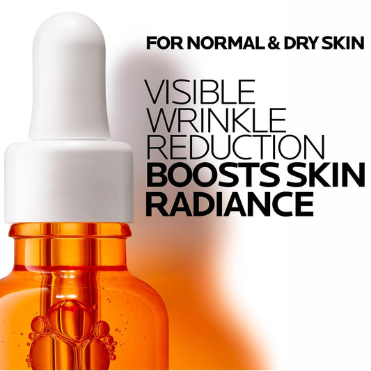 Dluxe Ave. La Roche-Posay Pure 10% Vitamin C Serum For Face With Hyaluronic Acid & Salicylic Acid Hydrating & Brightening Serum Boost Radiance & Reduce Wrinkles Paraben Free
