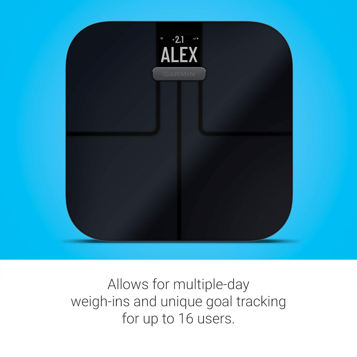 Dluxe Ave. Smart Scale with Wireless /Black