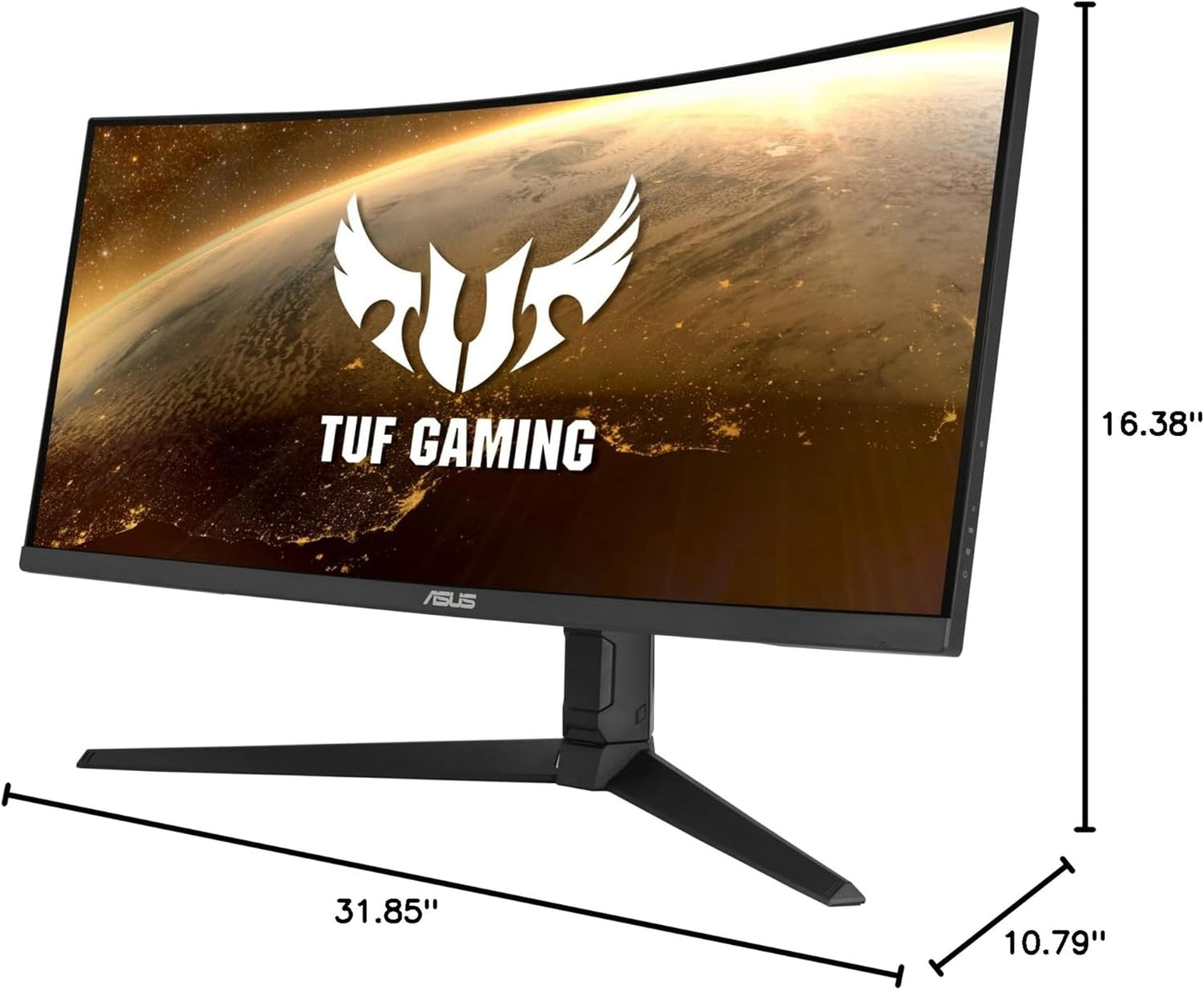 Dluxe Ave. ASUS TUF 34 Inch Curved Gaming Monitor - WQHD (3440x1440) 165Hz