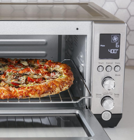 Dluxe Ave. Toaster Oven | Calrod Heating Technology | Large Capacity Toaster Oven Complete With 7 Cook Modes & Oven 1500 Watts | Stainless Steel