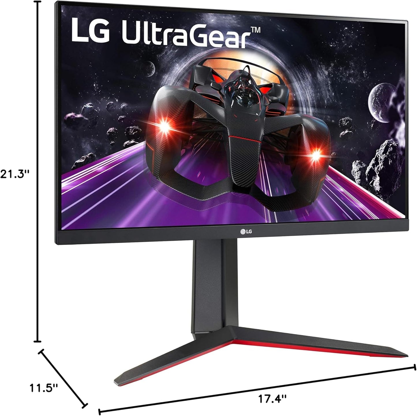 Dluxe Ave. LG 24GN650-B Ultragear Gaming Monitor 24” FHD (1920 x 1080) IPS Display 144Hz