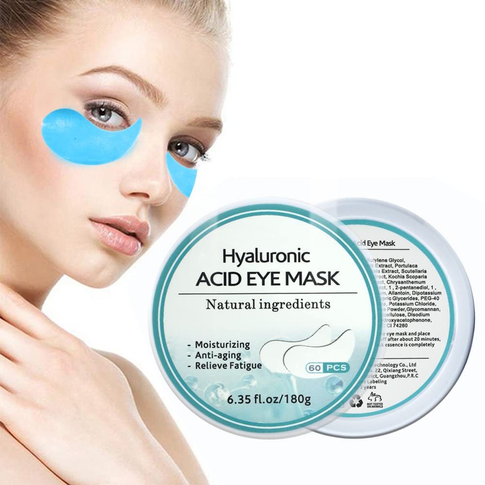 Dluxe Ave. Under Eye Patches Hyaluronic Acid Eye Mask Moisturizing/ 60PCS Eye Treatment