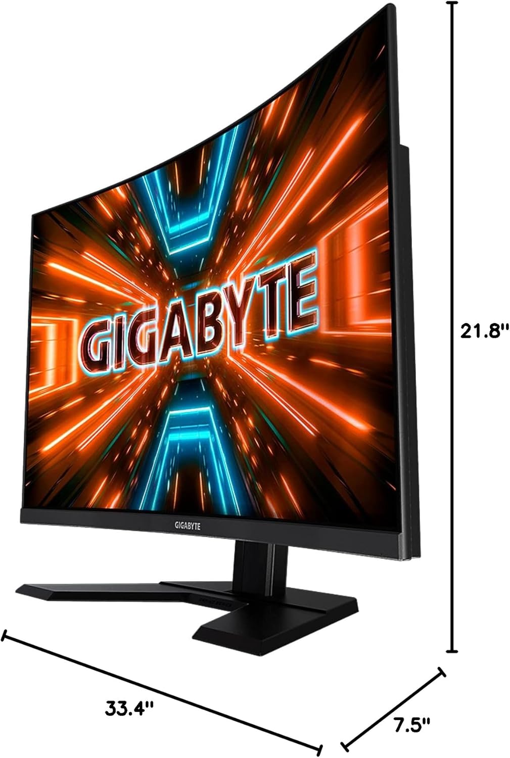 Dluxe Ave. GIGABYTE G32QC A (32" 165Hz 1440P Curved Gaming Monitor 2560 x 1440