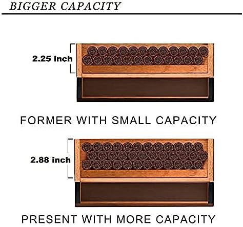 Dluxe Ave. Cigar Humidors Handcrafted/ Spanish Cedar/ Glass Top