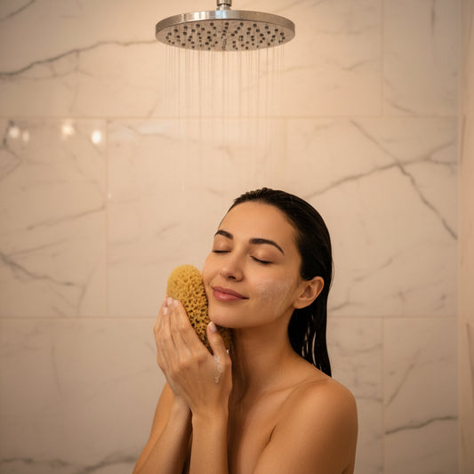 Dluxe Ave. Exfoliating Natural Sponge (Exfoliate - Small)