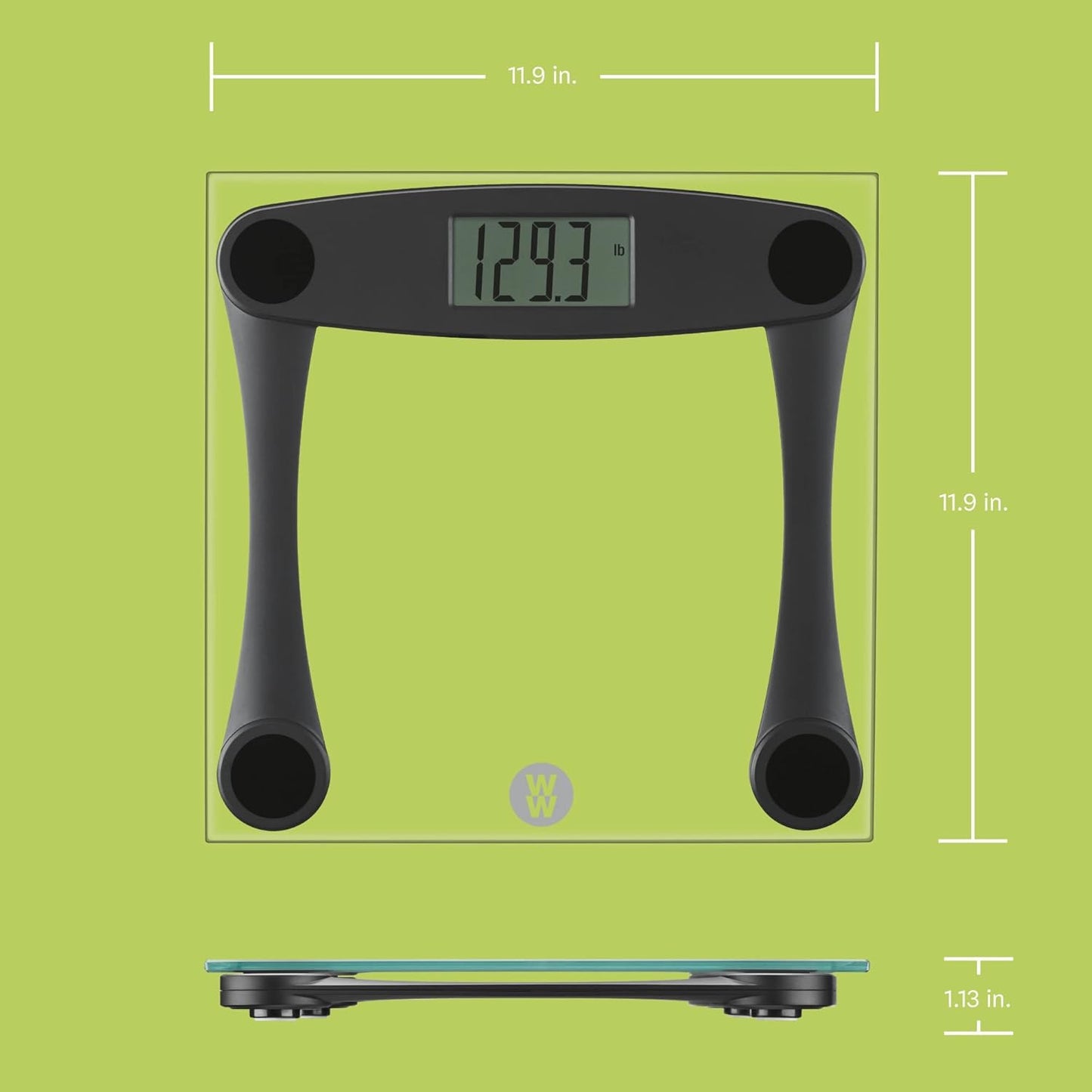 Dluxe Ave. Weight Watchers Scales by Conair Bathroom Scale for Body Weight Digital Scale