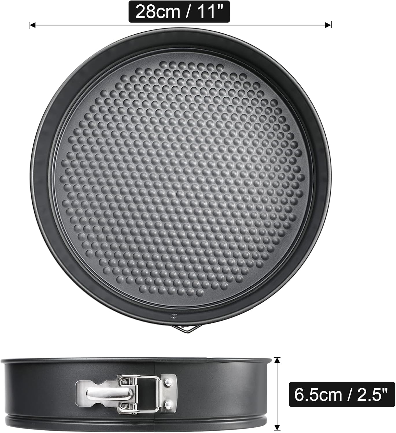 Dluxe Ave. 11 Inch Nonstick Cheesecake Pan With Removable Bottom Large Cake/Tin