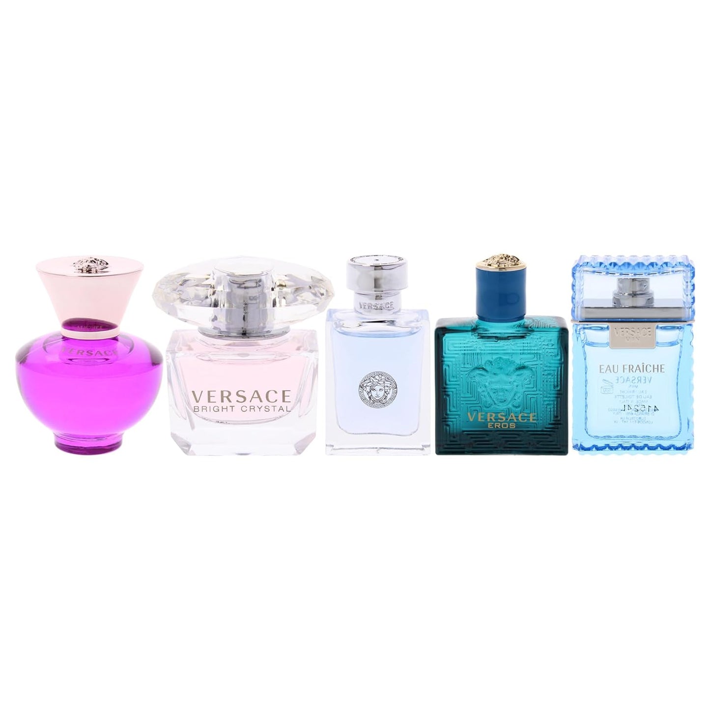 Dluxe Ave. Versace Miniatures Collection by Versace/ Unisex - 5 Pc Mini Gift Set