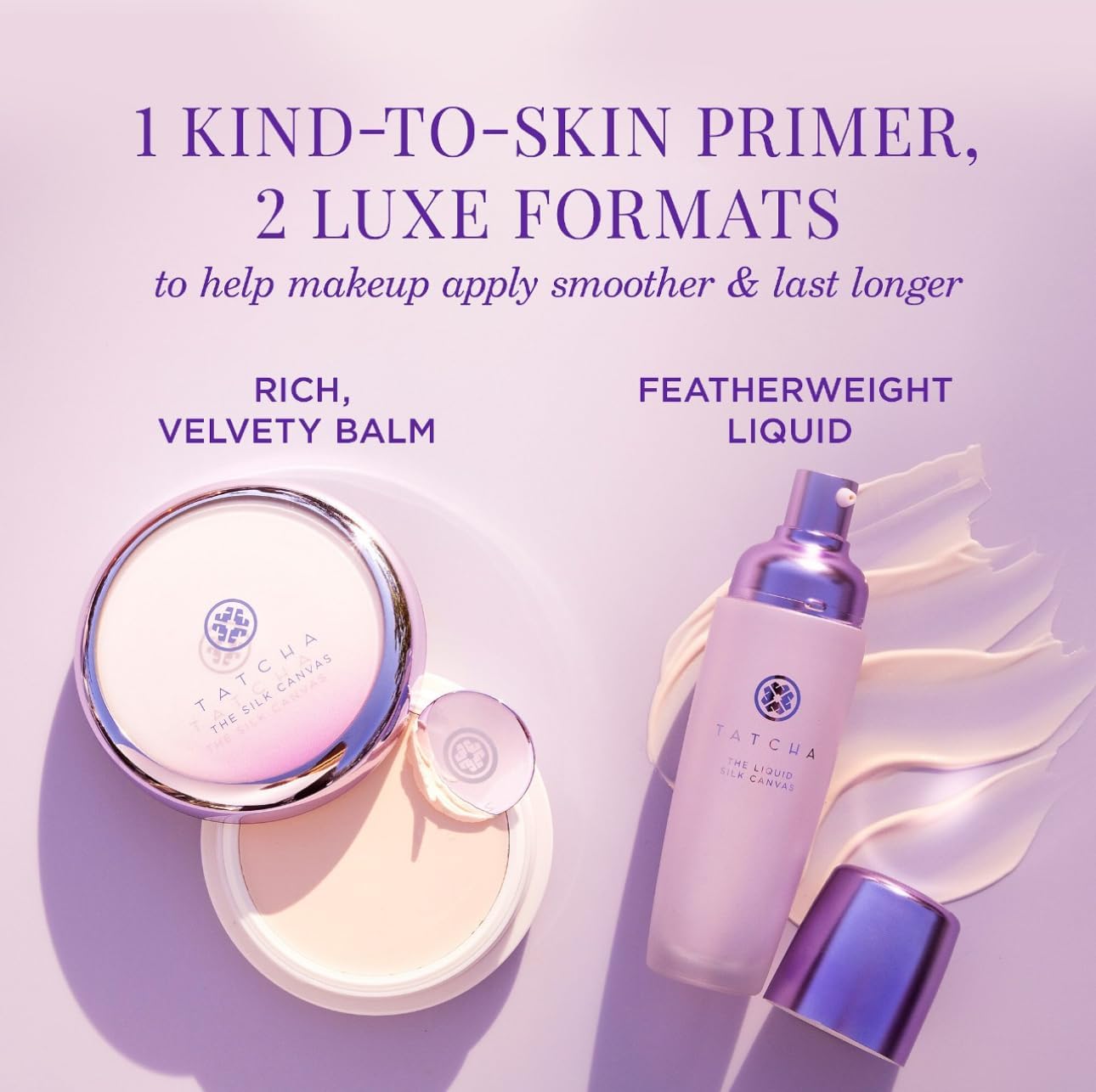 Dluxe Axe. Tatcha Liquid Silk Canvas | Weightless Oil-Free Liquid Silk Face Primer| 30 ml / 1 oz