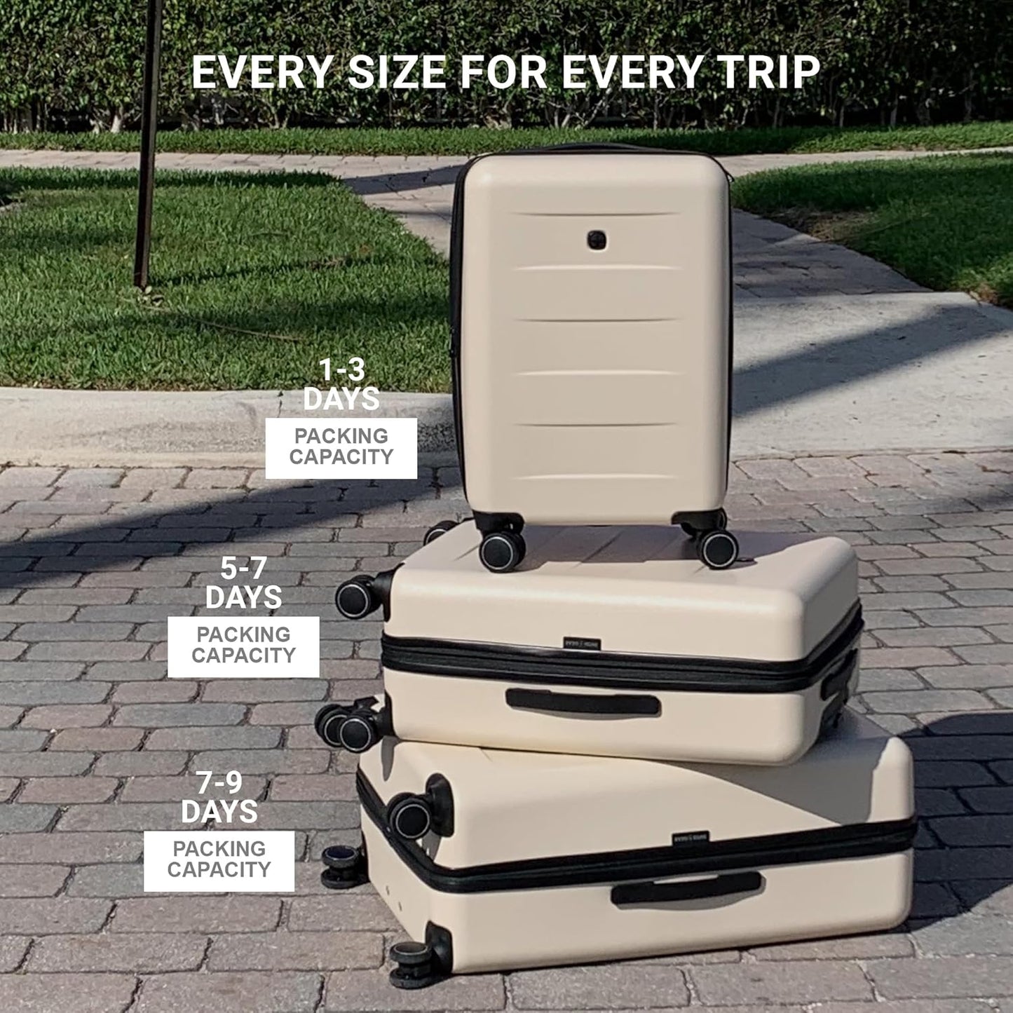 Dluxe Ave. Eclipse Hardside Expandable Luggage with Spinner Wheels/ Ultimate Grey /Large 27-Inch