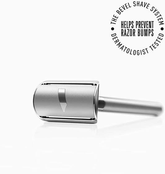 Dluxe Ave. Safety Razor with Brass Weighted Handle/ Black