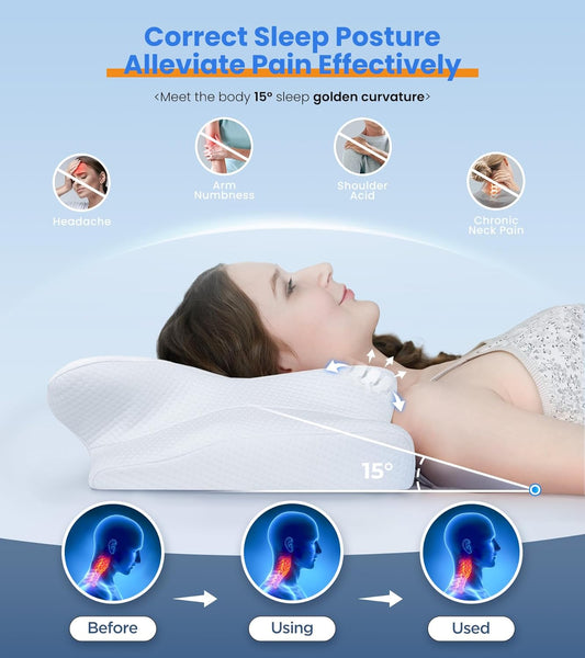 Dluxe Ave. Pillow for Neck Support Cervical Pillow