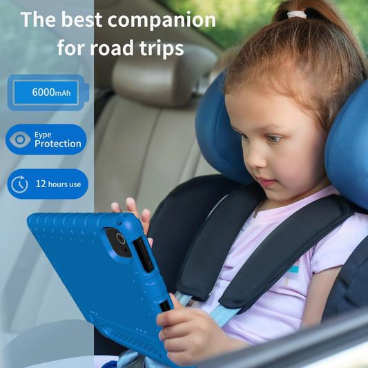 Dluxe Ave.ITDULCET Kids Tablet 10 inch Android 14 Tablet for Kids 8GB RAM 64GB ROM Octa-Core Fast-Charging Battery Toddler Tablet with Shockproof Case Bluetooth WiFi Parental Control Dual Camera GPS