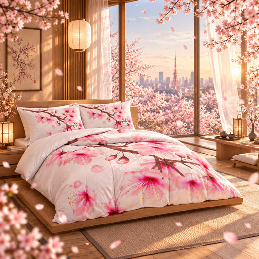 Dluxe Ave. (FULL) 3Pcs Comforter and Bedding Set/ Pink