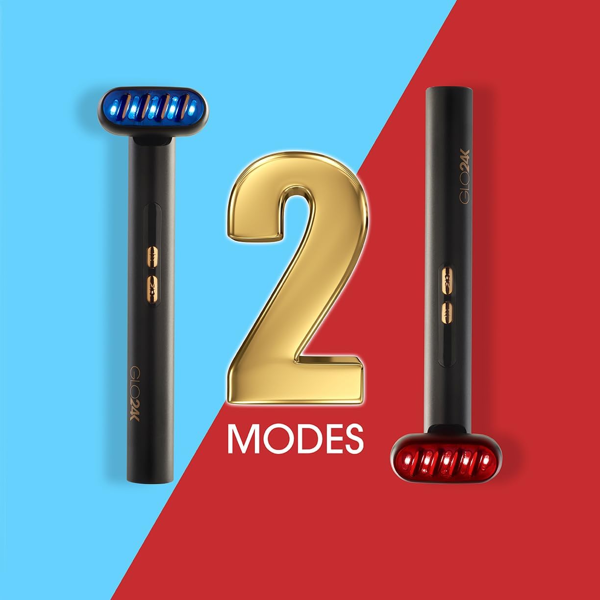 Dluxe Ave. 6-IN-1 Beauty Therapy Wand for the Face Eyes and Neck