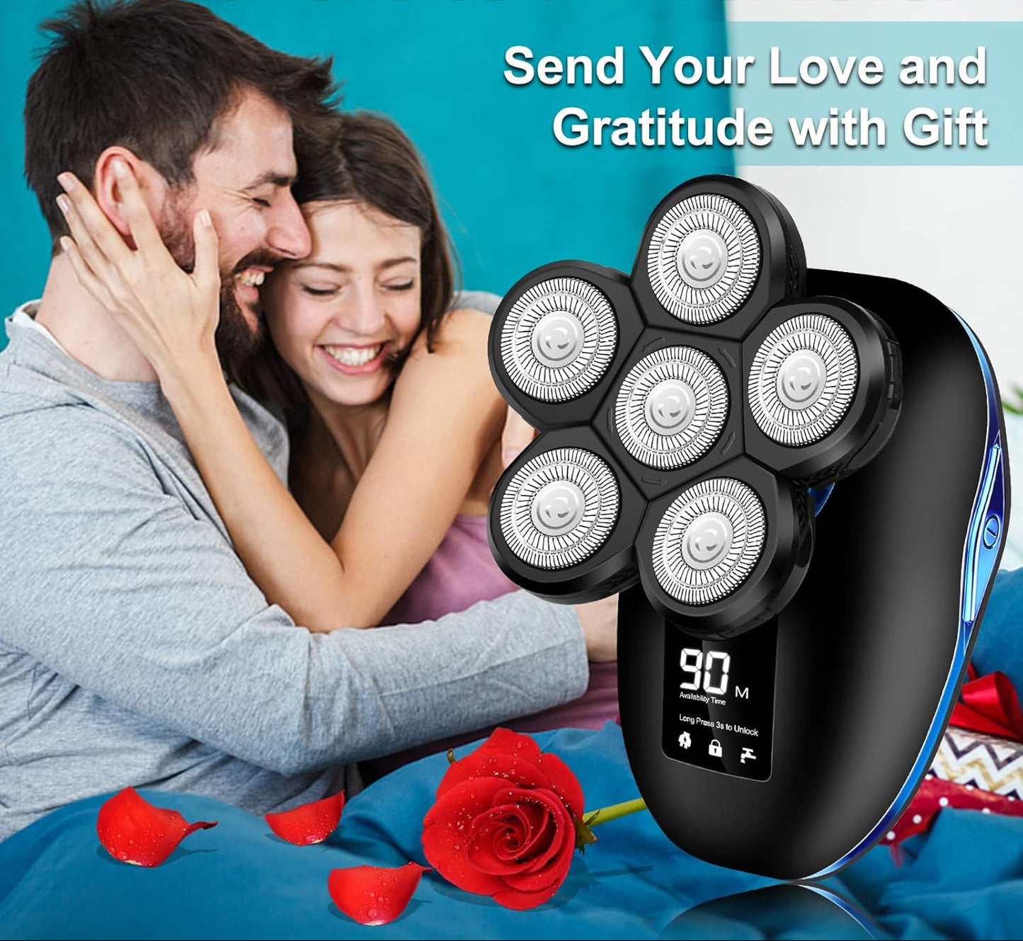 Dluxe Ave. Electric Face and Head Shaver
