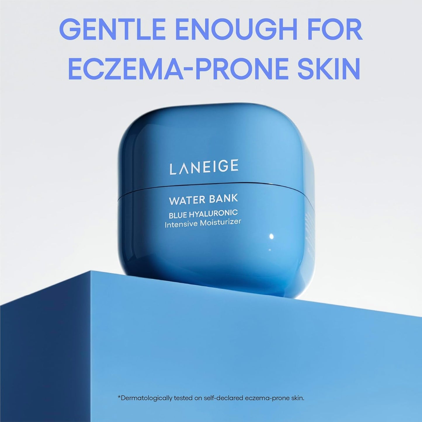 Dluxe Ave. LANEIGE Water Bank Blue Hyaluronic Intensive Moisturizer: Peptides Squalane Hydration Improve Elasticity Fortify Skins Moisture Barrier