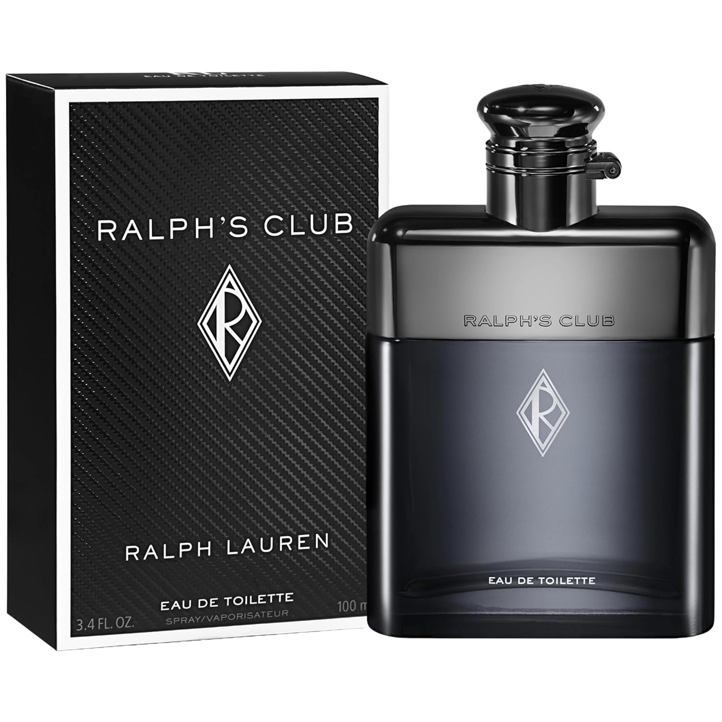 Dluxe Ave. Ralph Lauren - Ralphs Club - Eau de Toilette - Mens Cologne - Woody & Aromatic - With Grapefruit Lavandin & Patchouli - Intense Fragrance - 1.7 Fl Oz
