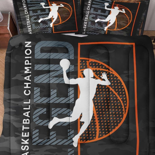Dluxe Ave. ( FULL ) 3 Pcs Comforter Set/ Black