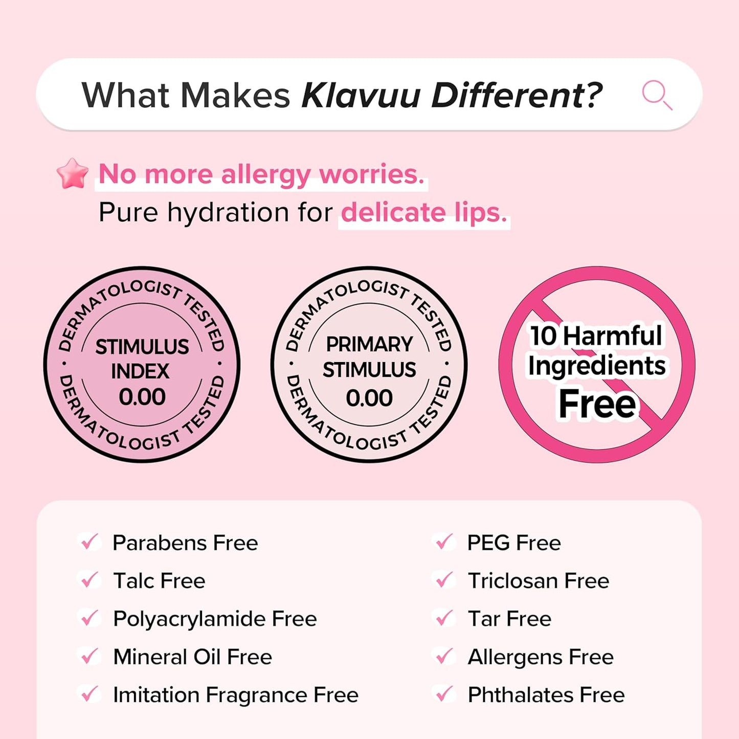 Dluxe Ave. Klavuu Lip Mask Set (2PCS) – Overnight Deep Hydrating Korean Lip Balm Treatment for Very Dry Chapped Lips | Lip Lightening & Plumping with Instant Hydration | Gentle Exfoliating (Berry & Coconut)