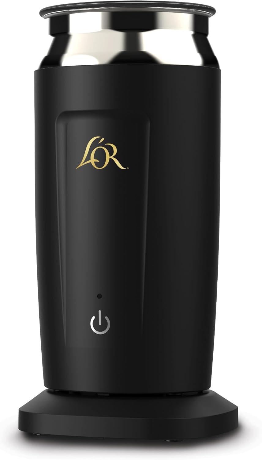 DluxeAve. LOR Barista System Coffee and Espresso Machine Combo with Frother Matte White