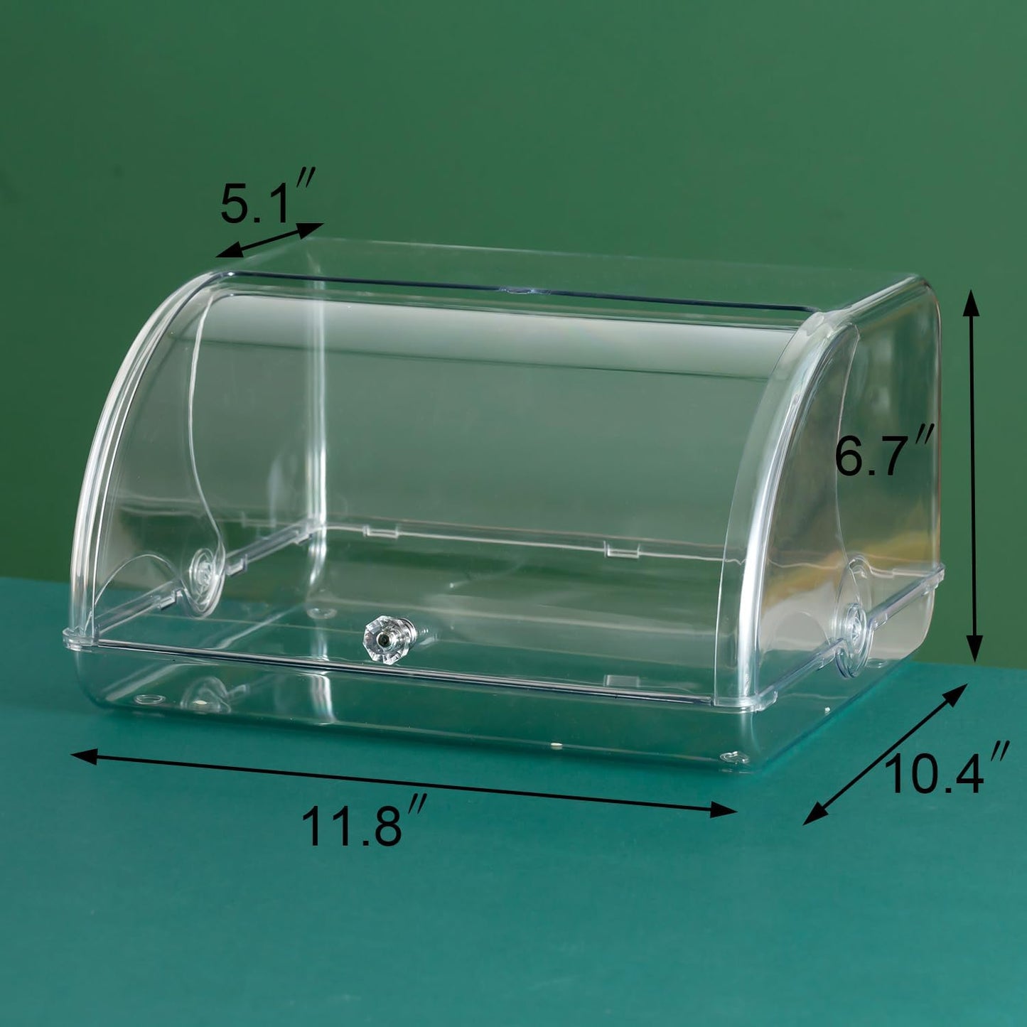 Dluxe Ave. Bread Box for Kitchen Countertop