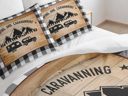 Dluxe Ave ( FULL ) 3 Pcs Comforter Set