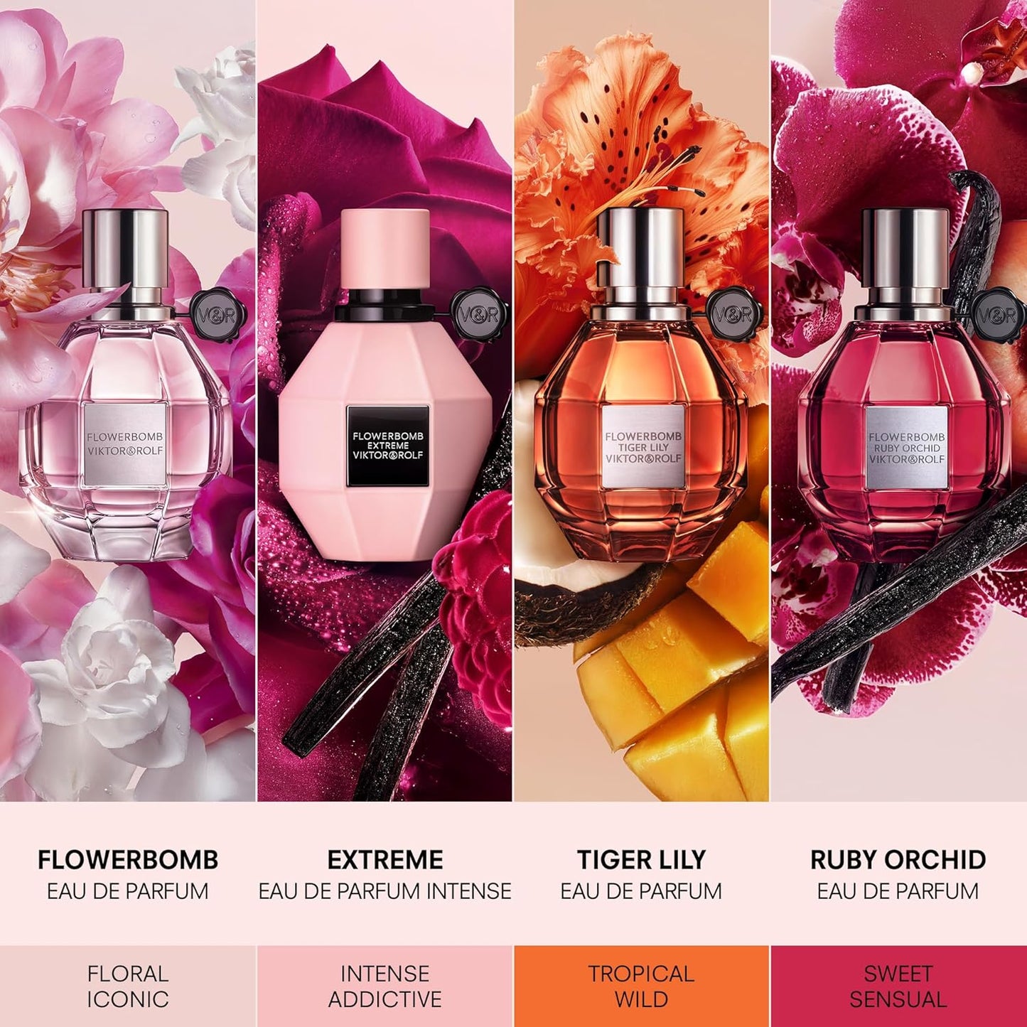 Dluxe Ave. Viktor&Rolf - Tiger Lily Eau de Parfum - Womens Perfum - Floral Ambery & Fruity - With Notes of Coconut & Mango - 3.4 Fl Oz