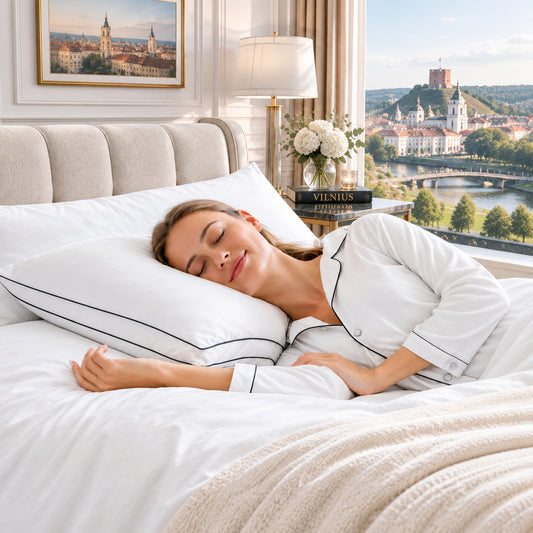 Dluxe Ave. (QUEEN) Pillows 4Pck {FLUFFY} Luxury Hotel Collection